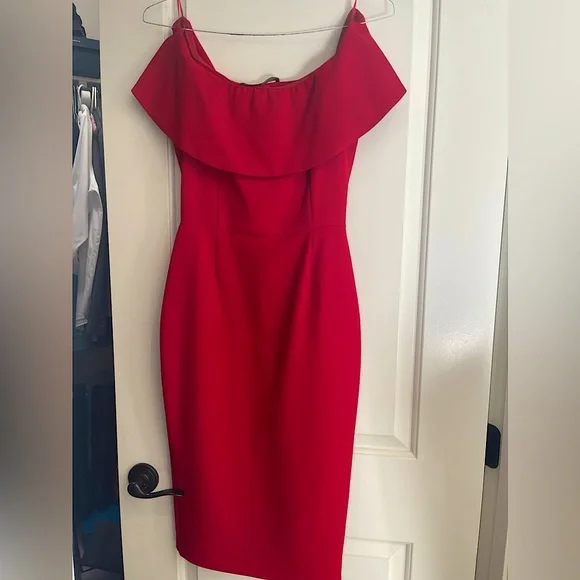 Zara | Dresses | Zara Red Off The Shoulder Midi Dress | Poshmark Zara | Dresses | Zara Red Off The Shoulder Midi Dress | Poshmark